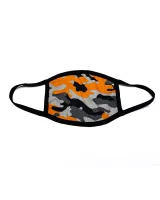 BAYSIDE Adult USA Made Camo Cotton Face Mask