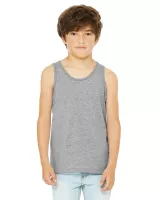 BELLA+CANVAS Youth Heather CVC Tank