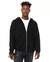 BELLA+CANVAS FWD Fashion Unisex Full-Zip Fleece with Zippered Hood