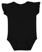 Rabbit Skins Infant Flutter Sleeve Bodysuit