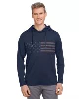 PUMA GOLF Men's Volition Patriotic Hooded Pullover
