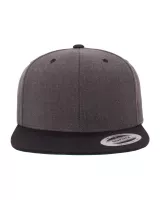 Yupoong Adult Flat Visor Classic Two-Tone Snapback Cap