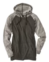 Burnside® Yarn-Dyed Hooded Raglan T-Shirt