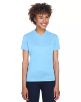 ULTRACLUB Ladies' Cool & Dry Sport V-Neck T-Shirt