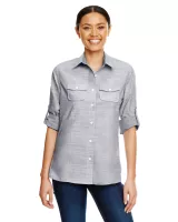 Burnside Ladies' Texture Woven Shirt