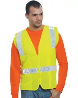 BAYSIDE Unisex USA Made 22Surv-R Class 2 ANSI High Vis Surveyor Safety Vest
