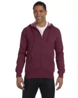 Econscious - Big Accessories Unisex Heathered Full-Zip Hooded Sweatshirt