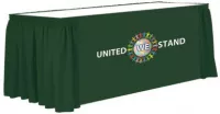 8ft 4-Sided Shirred Pleat Table Skirt