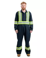 Berne Apparel Men's Safety Striped Unlined Coverall