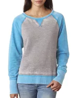 J AMERICA Ladies' Zen Contrast Crew