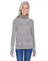 J AMERICA Ladies' Zen Fleece Cowl Neck