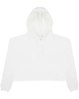 ALL WE DO is Ladies' Girlie Cropped Hooded Fleece with Pocket