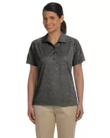 Harriton Ladies' Polytech Mesh Insert Polo