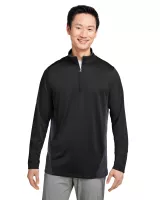 Harriton Men's Flash Snag Protection Plus IL Colorblock Quarter-Zip Pullover Shirt