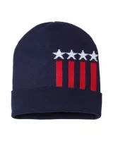 CAP AMERICA® USA-Made Patriotic Cuffed Beanie
