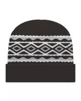 Cap America® USA-Made Diamond Cuffed Beanie