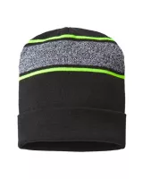 Cap America® USA-Made Variegated Striped Cuffed Beanie