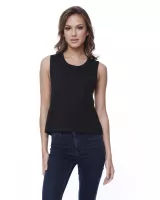 STAR TEE Ladies' Muscle Crop T-Shirt