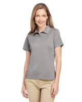 Team 365 Women's Zone Sonic Heather Performance Short Sleeve Polo Shirt