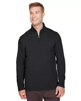 ULTRACLUB Men's Coastal Pique Fleece Quarter-Zip