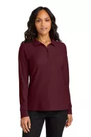 Port Authority® Women's Wearever Signature Pique Long Sleeve Polo