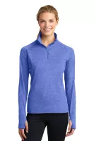 Sport-Tek® Women's Sport-Wick® Stretch 1/4-Zip Pullover.