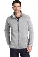 Port Authority® Sweater Fleece Jacket.