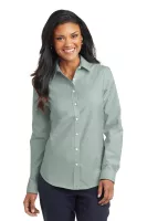 Port Authority® Women's SuperPro™ Oxford Shirt.