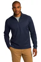 Port Authority® Vertical Texture 1/4-Zip Pullover.