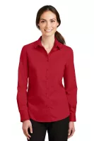 Port Authority® Women's SuperPro™ Twill Shirt.