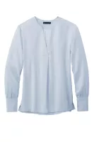 Brooks Brothers® Women's Open-Neck Satin Blouse