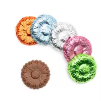 Case of 250 Foiled Chocolate Flowers
