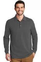Port Authority® EZCotton® Long Sleeve Polo.