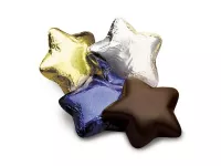 Stars in Gold, Silver and Blue Foils