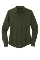 Mercer+Mettle® Women's Stretch Crepe Long Sleeve Camp