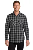 Port Authority® Plaid Flannel Shirt.