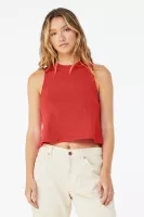 BELLA+CANVAS ® Women's Racerback Cropped Tank.