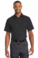 Red Kap® Short Sleeve Solid Ripstop Shirt.