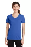 Port & Co™ Women's Performance Blend V-Neck Tee.
