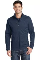 Port Authority® Digi Stripe Fleece Jacket.