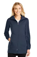 Port Authority® Women's Active Hooded Soft Shell Jacket.