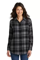 Port Authority® Women's Plaid Flannel Tunic .