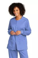 Wink® Unisex WorkFlex Snap-Front Scrub Jacket