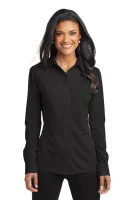 Port Authority® Women's Dimension Knit Dress Shirt.