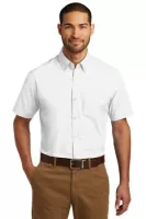 Port Authority® Short Sleeve Carefree Poplin Shirt.