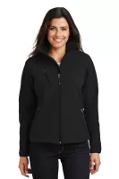 Port Authority® Women's Textured Soft Shell Jacket.