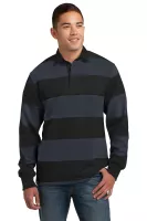 Sport-Tek® Classic Long Sleeve Rugby Polo.
