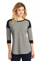 New Era ® Women's Heritage Blend 3/4-Sleeve Baseball Raglan Tee.