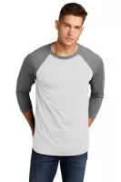 Next Level Apparel® Adult Tri-Blend 3/4-Sleeve Raglan Tee.