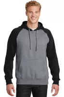 Sport-Tek® Raglan Colorblock Pullover Hooded Sweatshirt.